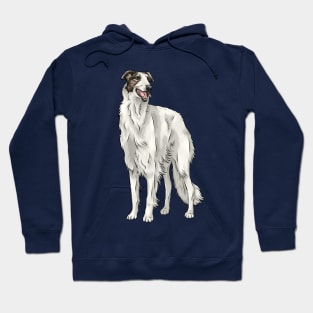 Cute Borzoi Dog Hoodie